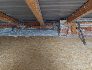 Izolace stropu a zhotovení podlahového systému